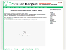Tablet Screenshot of dr-stellanbergert.com
